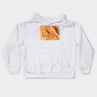 Desert aerial view Kids Hoodie